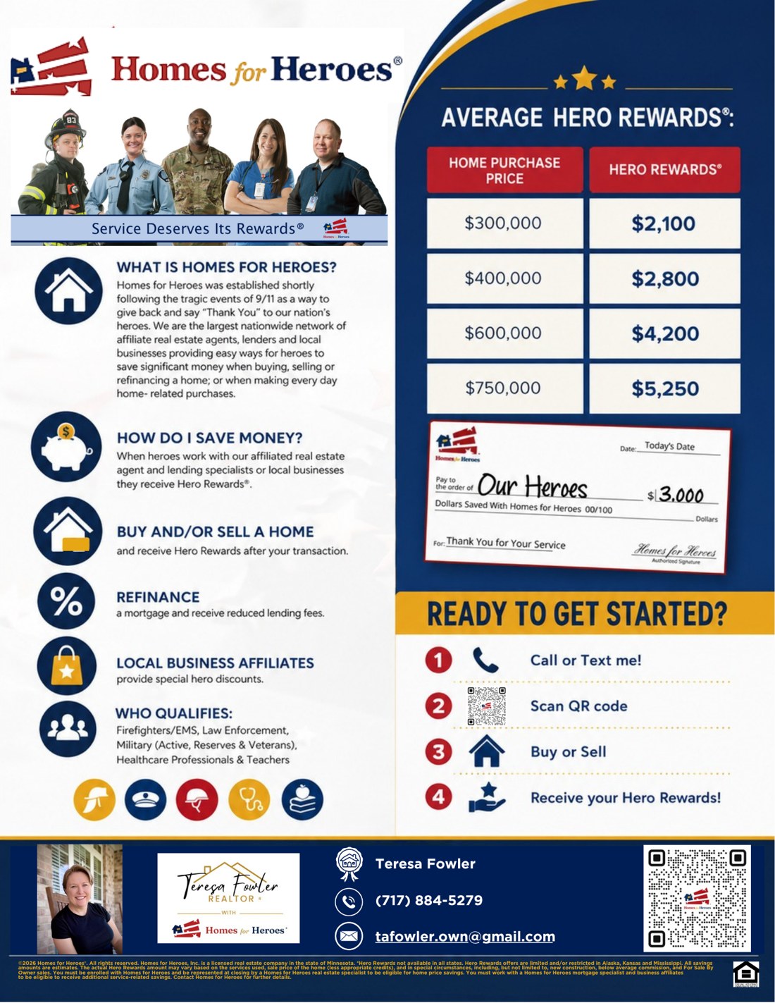 Homes for Heroes information flyer